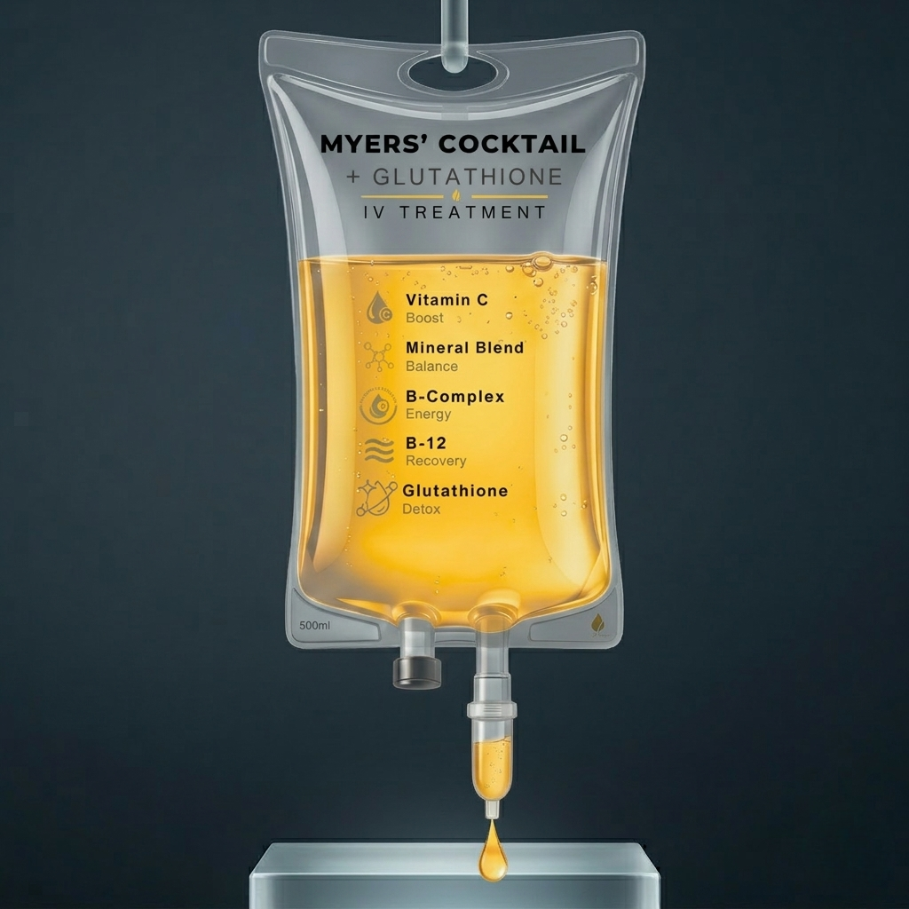 Myers' Cocktail mobile IV therapy bag