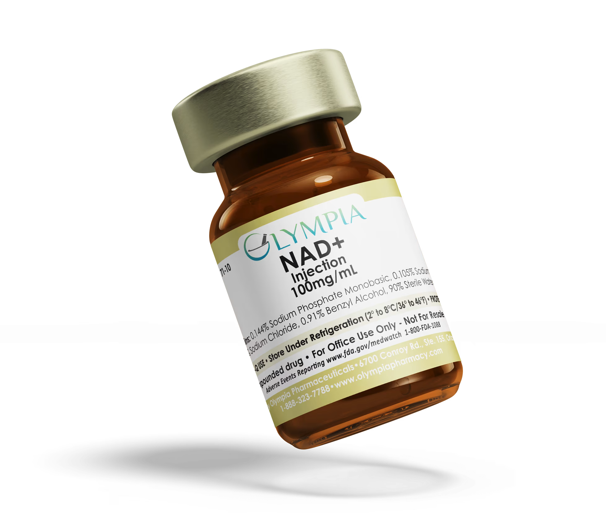 Vitamin injection vial